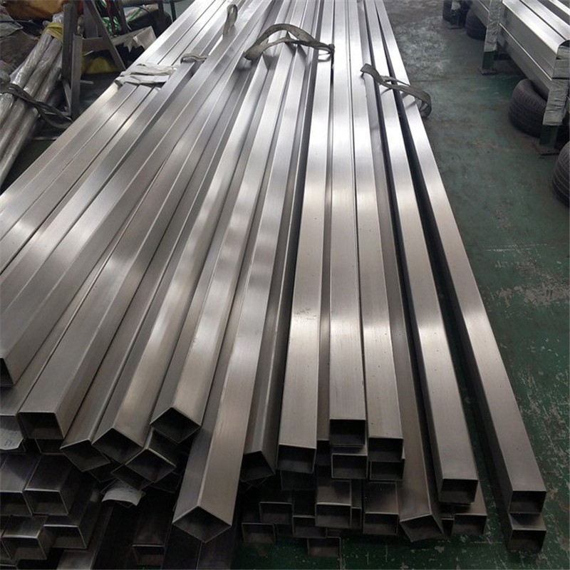 连云港定尺切割304不锈钢无缝方管